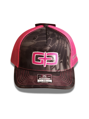 Kryptek Camo & Pink Richardson 112 Trucker Hat | God & Country