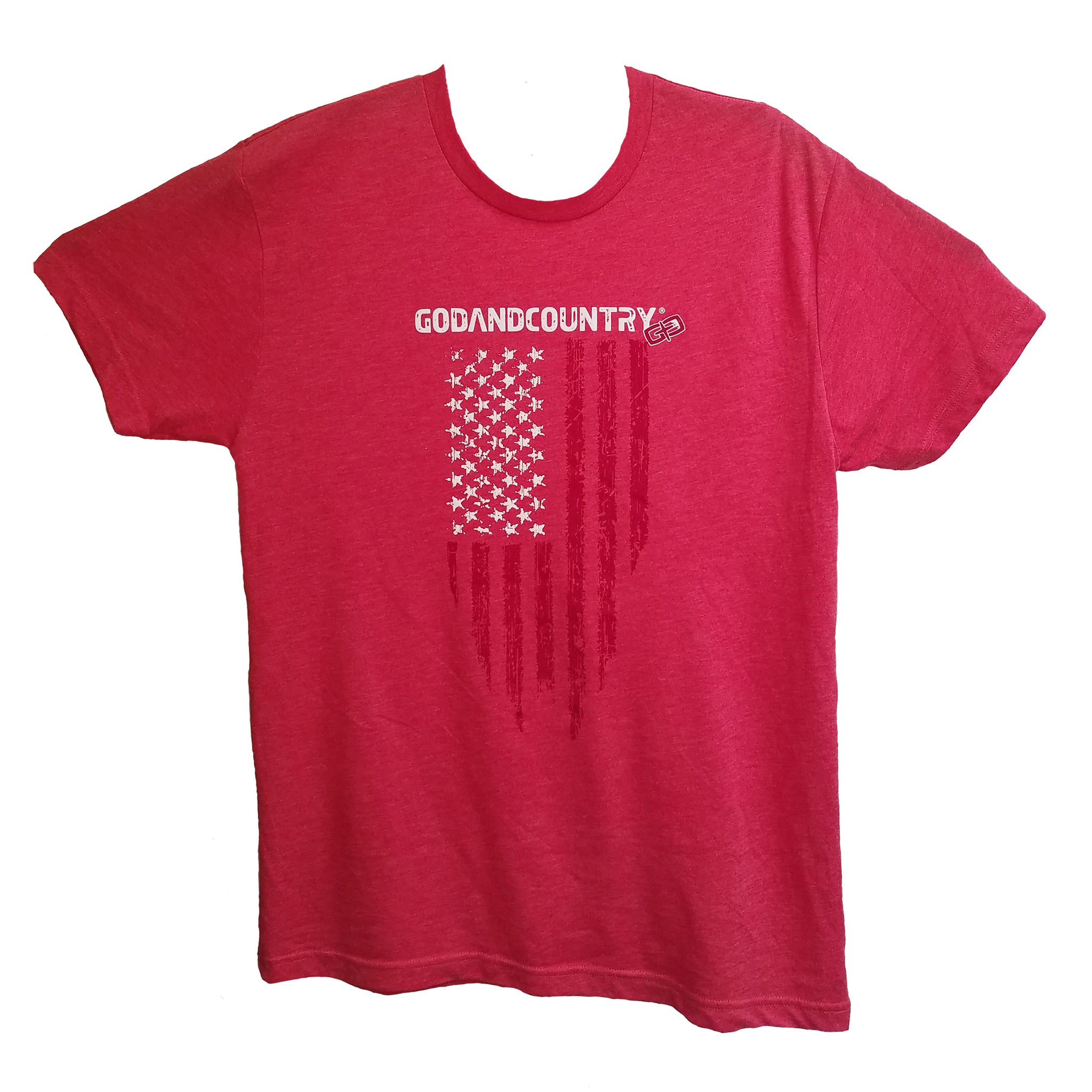 Crew Neck United As Intended Patriotic T-Shirt with Distressed America ...