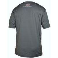 Mens Short Sleeve Sport Tek United As Intended Patriotic Shirt - Classic [Iron Gray]